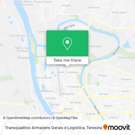 Transquadros Armazens Gerais e Logistica map