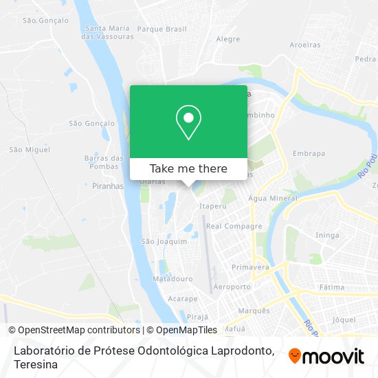 Mapa Laboratório de Prótese Odontológica Laprodonto