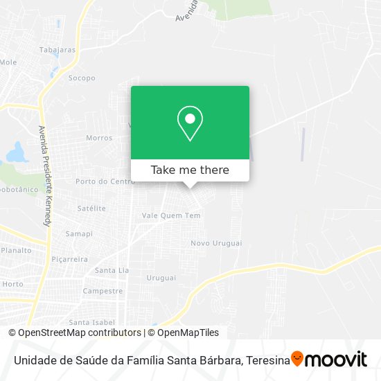 Unidade de Saúde da Família Santa Bárbara map