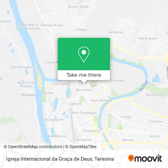 Igreja Internacional da Graça de Deus map