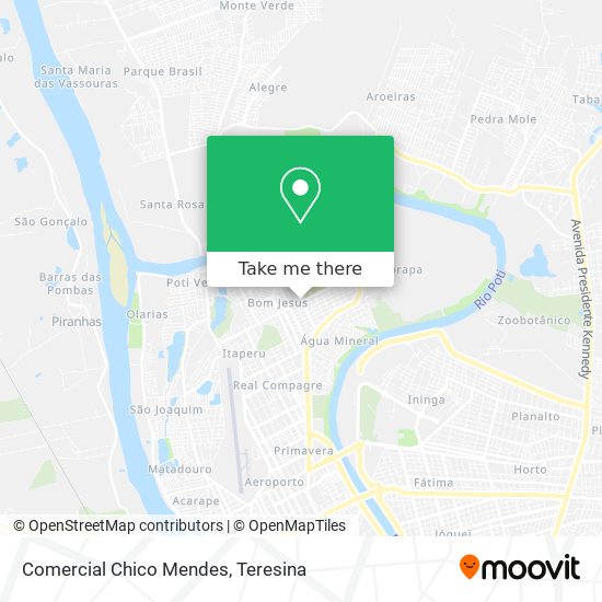 Comercial Chico Mendes map