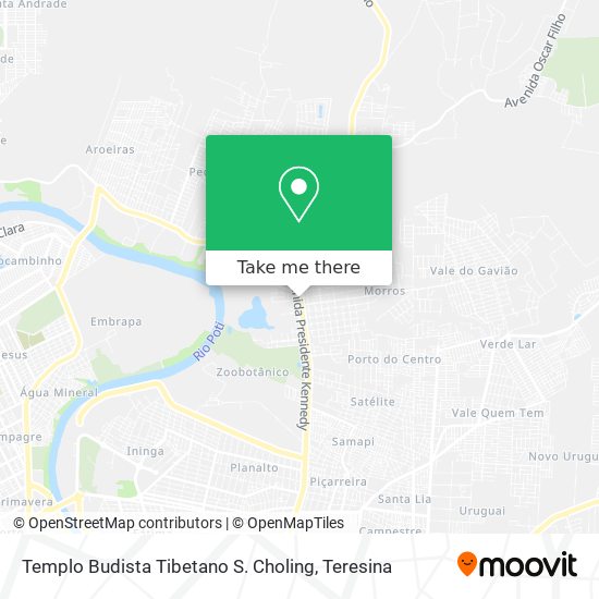 Templo Budista Tibetano S. Choling map