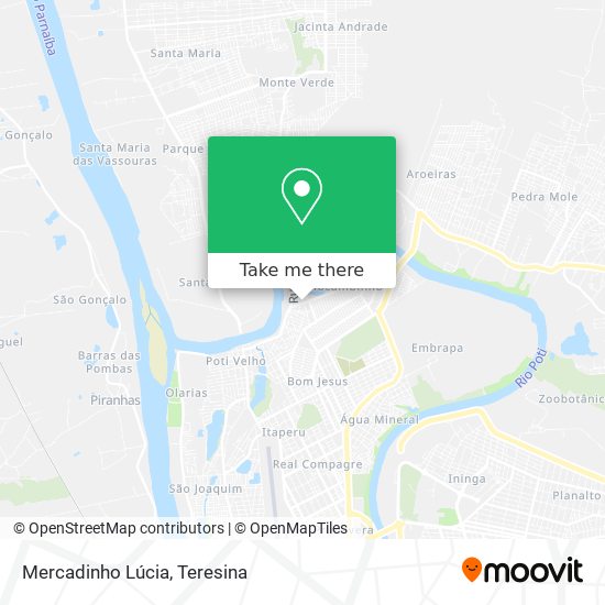 Mercadinho Lúcia map