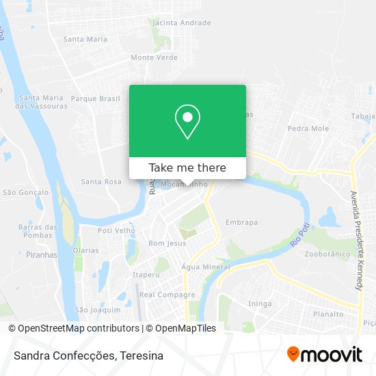 Sandra Confecções map