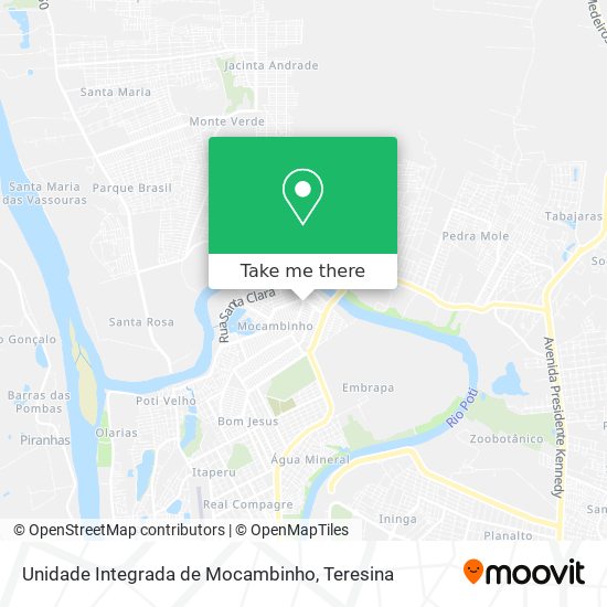 Unidade Integrada de Mocambinho map