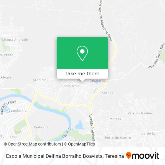 Escola Municipal Delfina Borralho Boavista map