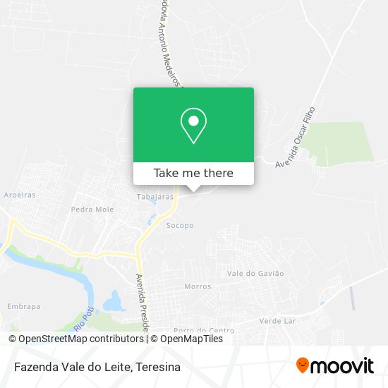 Fazenda Vale do Leite map
