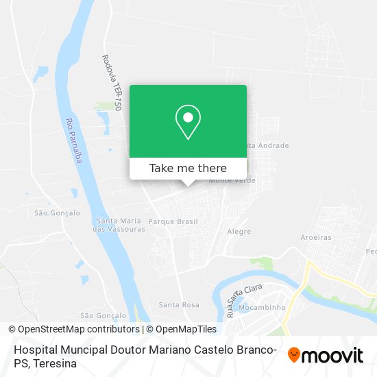 Hospital Muncipal Doutor Mariano Castelo Branco-PS map
