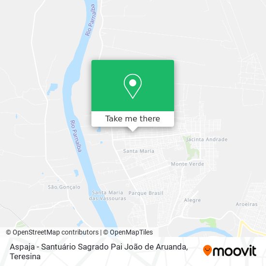 Aspaja - Santuário Sagrado Pai João de Aruanda map