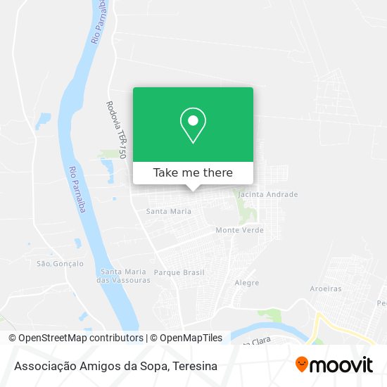 Associação Amigos da Sopa map