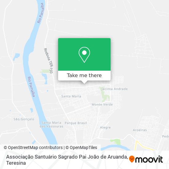 Associação Santuário Sagrado Pai João de Aruanda map