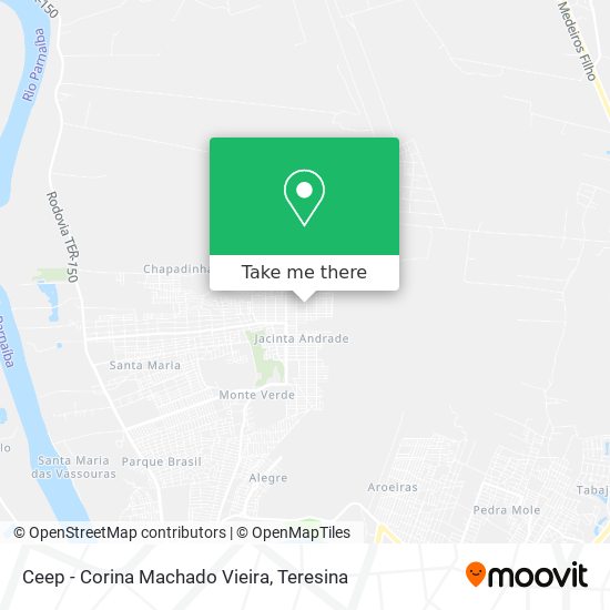 Ceep - Corina Machado Vieira map