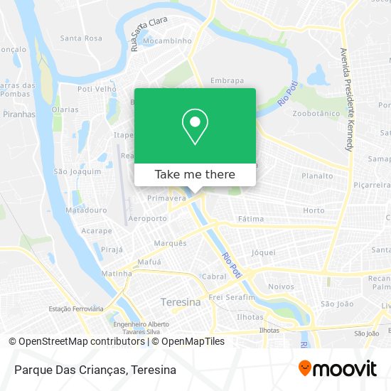 Parque Das Crianças map
