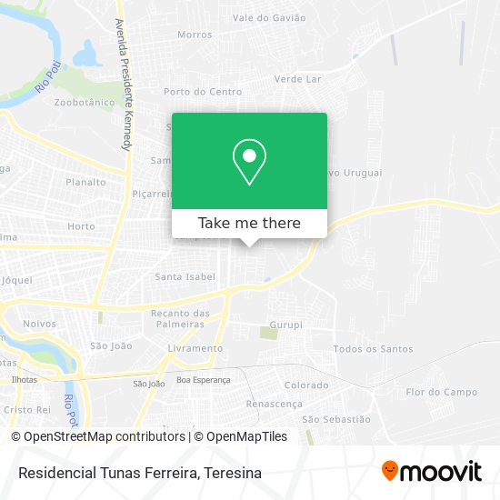 Residencial Tunas Ferreira map