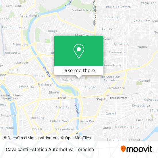 Cavalcanti Estética Automotiva map