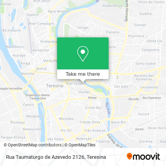 Rua Taumaturgo de Azevedo 2126 map