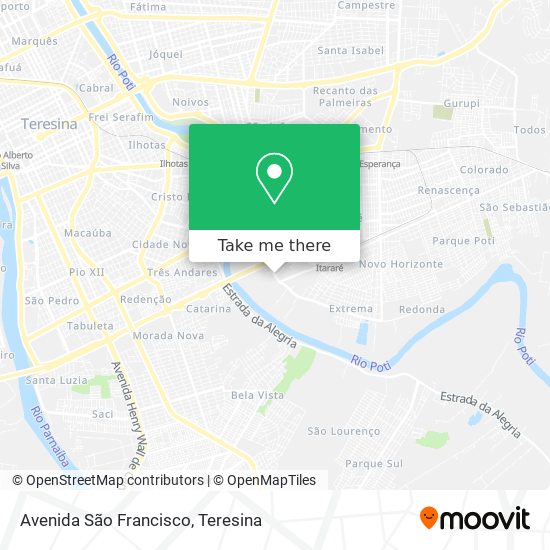 Avenida São Francisco map