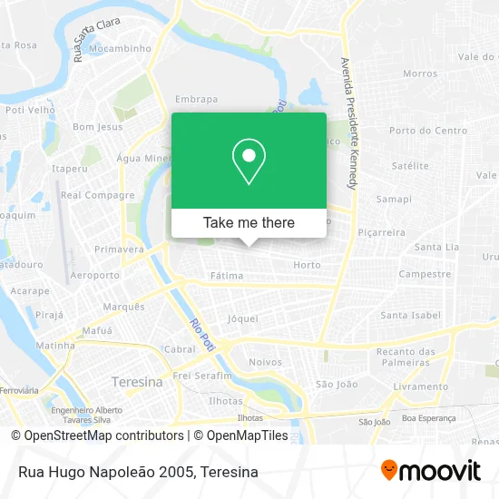 Rua Hugo Napoleão 2005 map
