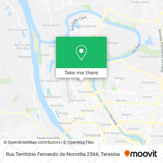 Rua Território Fernando de Noronha 2566 map