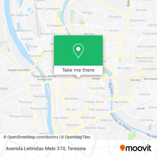 Avenida Leônidas Melo 370 map