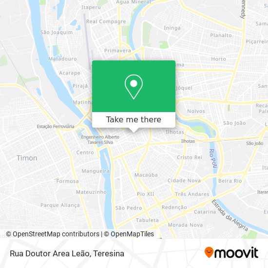 Rua Doutor Area Leão map