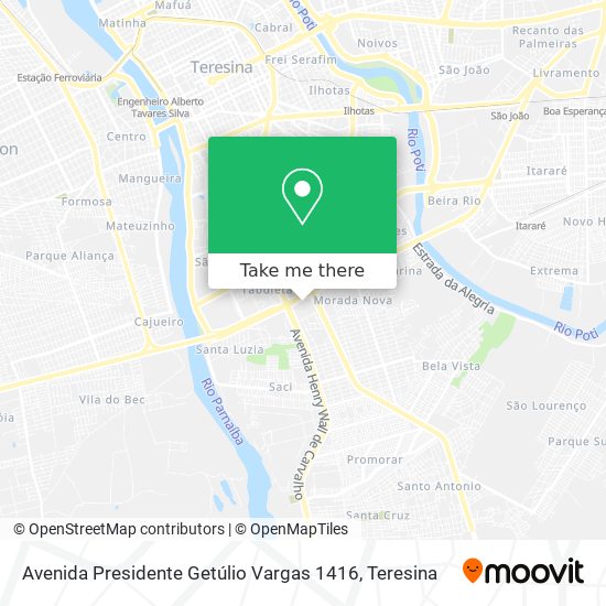 Avenida Presidente Getúlio Vargas 1416 map