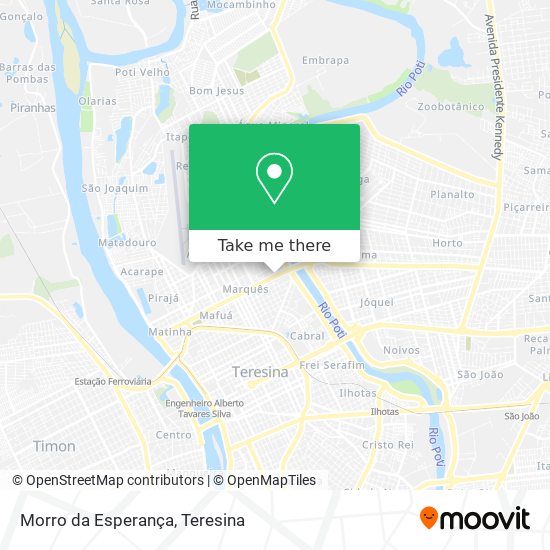 Morro da Esperança map