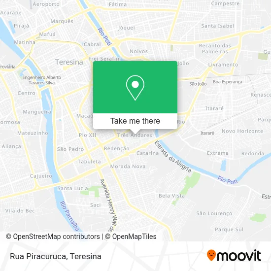 Rua Piracuruca map
