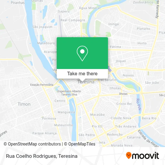 Rua Coelho Rodrigues map