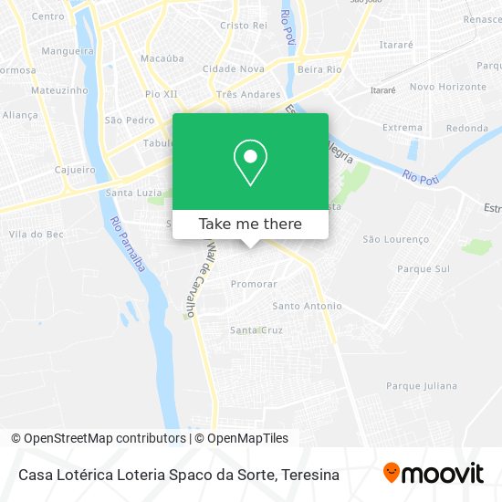 Casa Lotérica Loteria Spaco da Sorte map