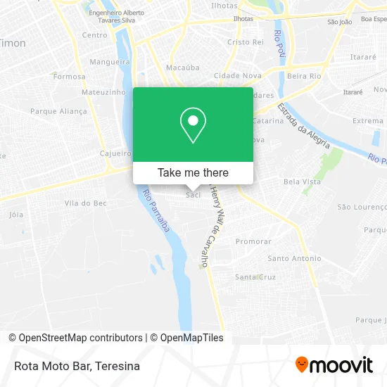 Rota Moto Bar map