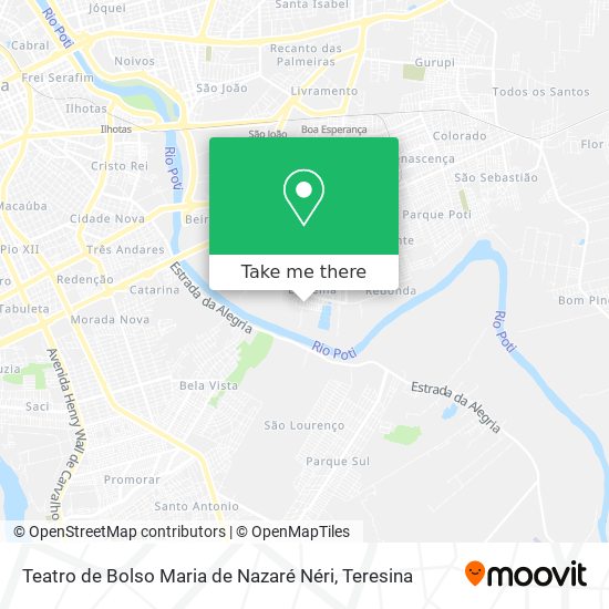 Teatro de Bolso Maria de Nazaré Néri map