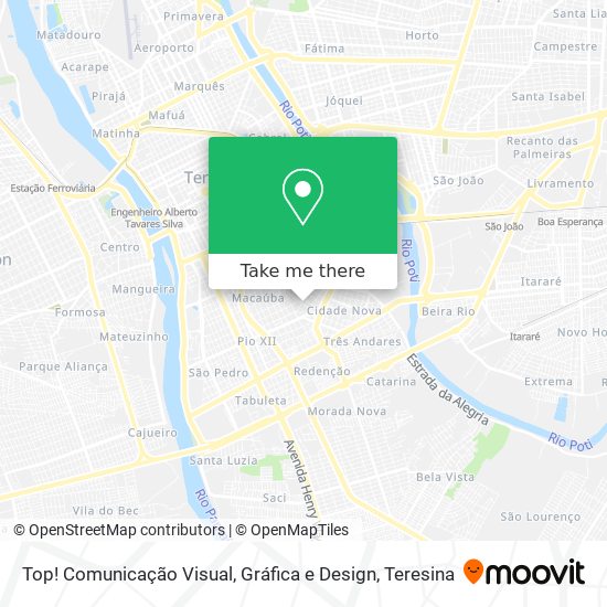 Mapa Top! Comunicação Visual, Gráfica e Design