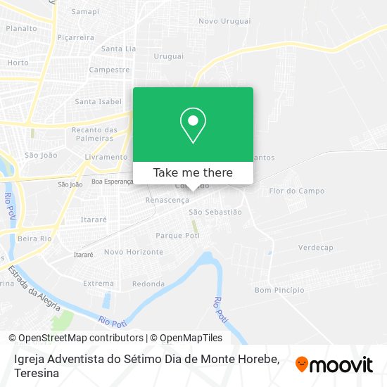 Igreja Adventista do Sétimo Dia de Monte Horebe map
