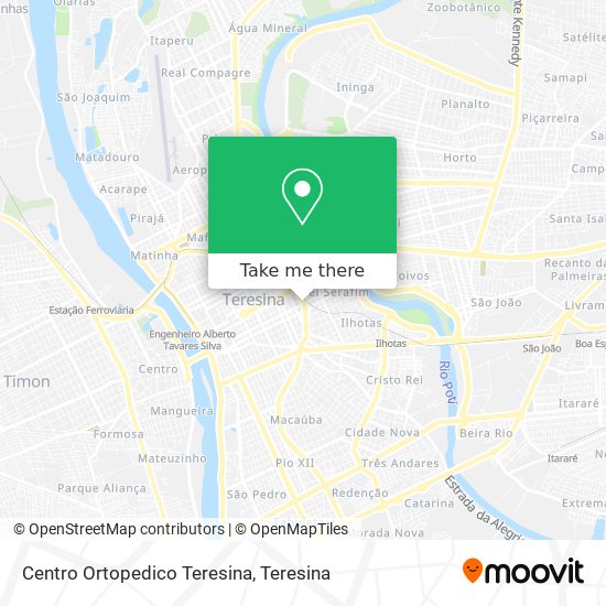 Centro Ortopedico Teresina map