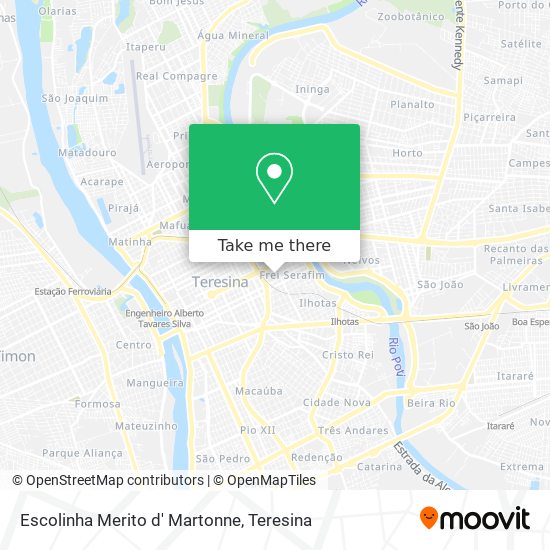 Escolinha Merito d' Martonne map