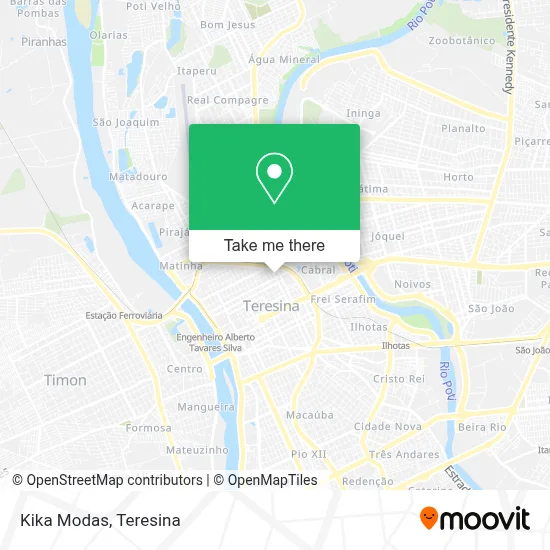 Kika Modas map