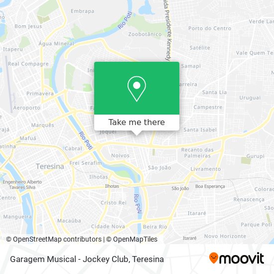 Garagem Musical - Jockey Club map