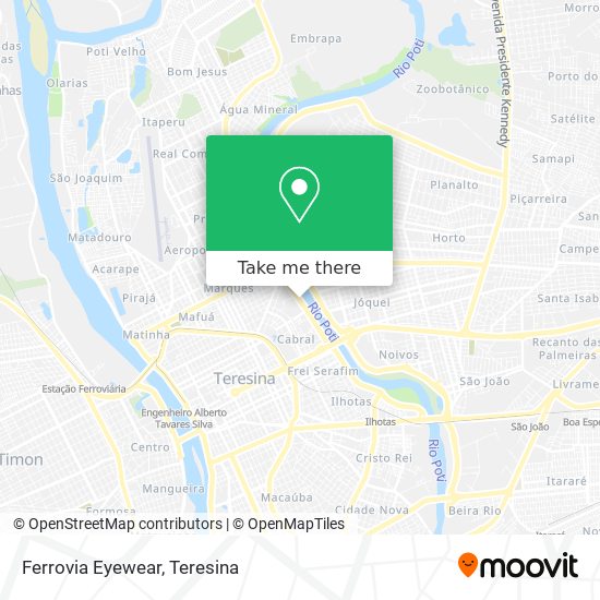 Ferrovia Eyewear map