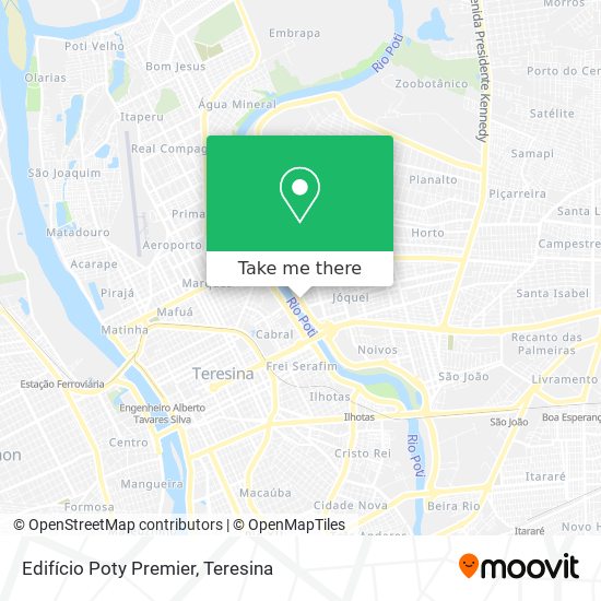 Edifício Poty Premier map