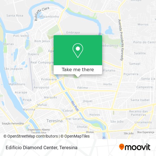 Mapa Edifício Diamond Center