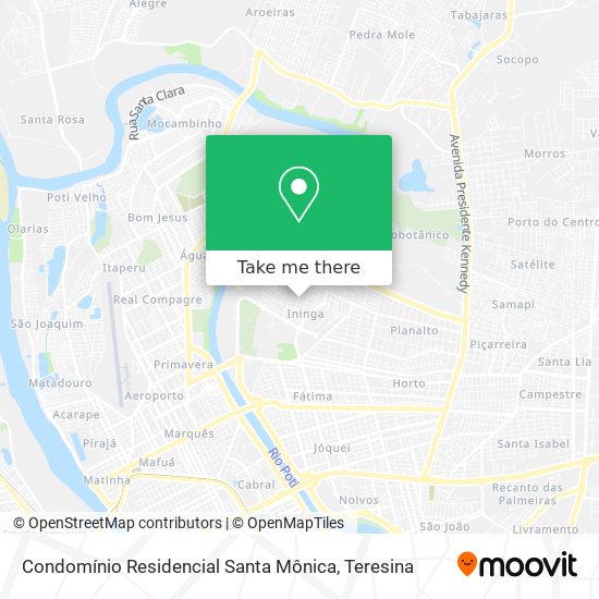 Mapa Condomínio Residencial Santa Mônica