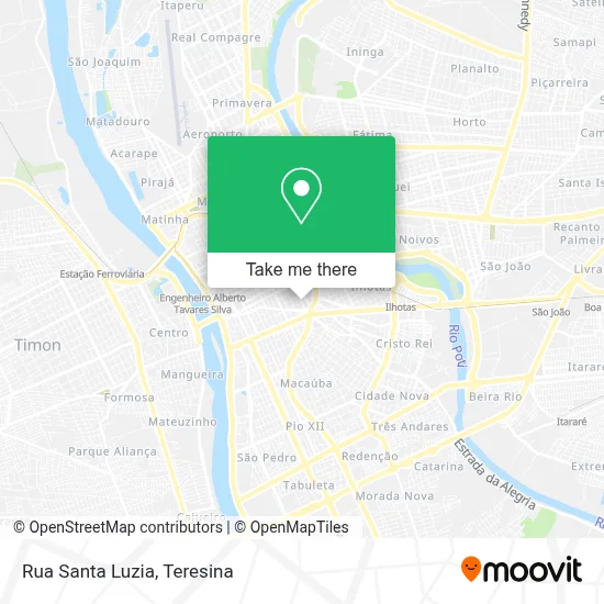 Rua Santa Luzia map