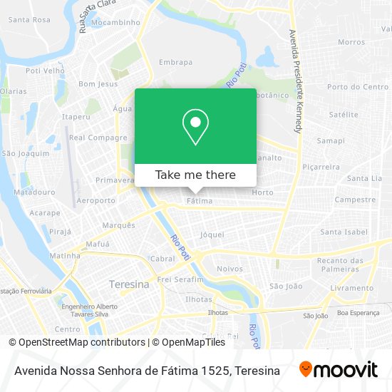 Avenida Nossa Senhora de Fátima 1525 map