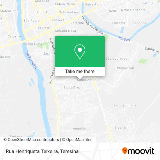 Rua Henriqueta Teixeira map