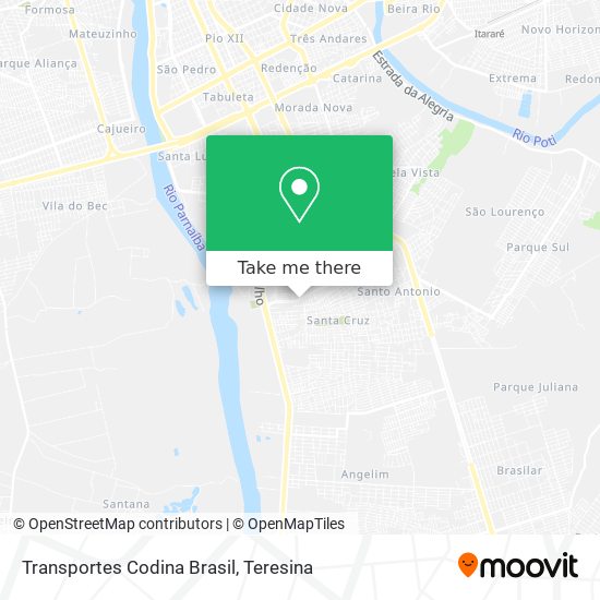 Transportes Codina Brasil map