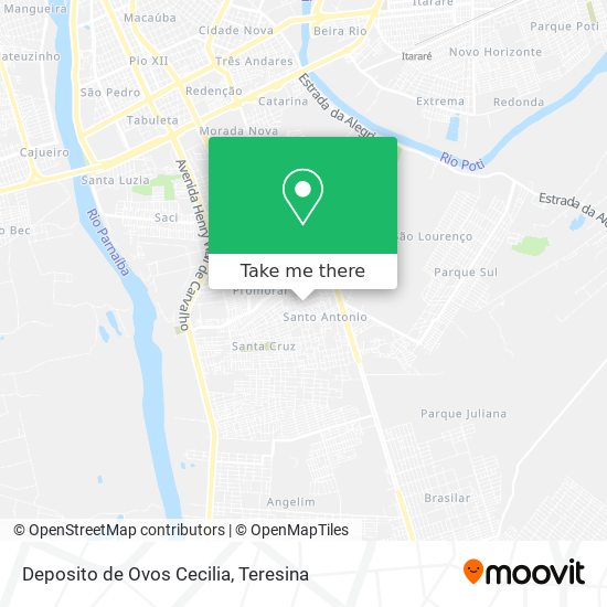 Deposito de Ovos Cecilia map