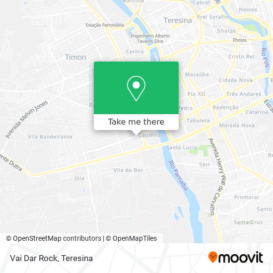 Vai Dar Rock map