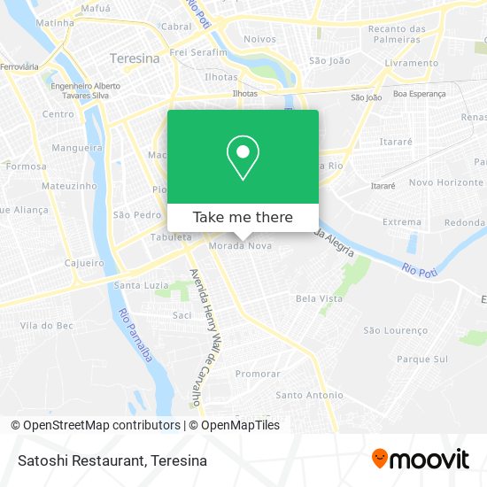 Satoshi Restaurant map