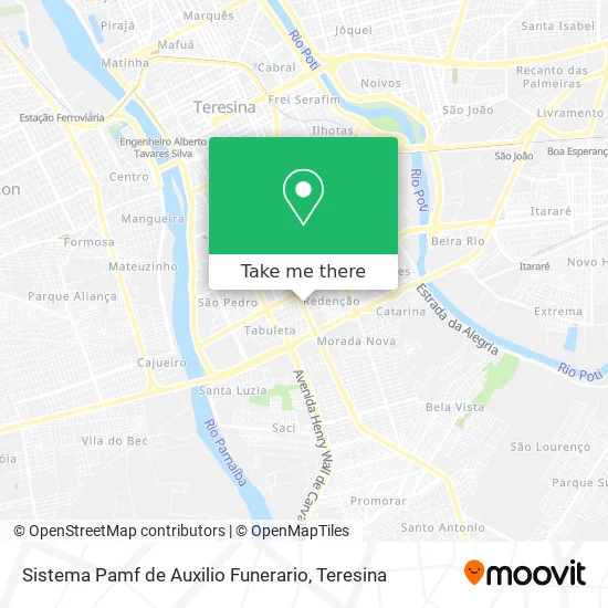 Sistema Pamf de Auxilio Funerario map